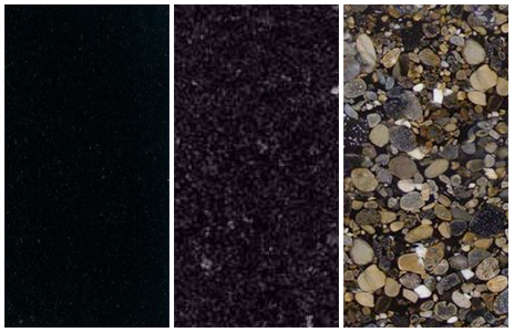Comparison of Black Granite Slab