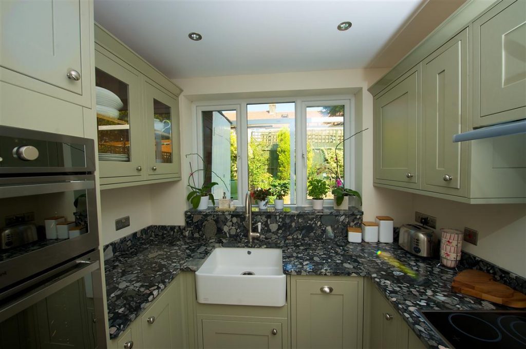 Residential kitchen with bespoke worktops